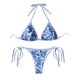 thumbnail image 3 of WILLBEST Trajes de Baño E Traje de Baño Para Mujer, Conjunto de Tankini Con Estampado Floral, Top de Bikini Con Cuello y Parte Inferior A Juego, Atuendo de Playa Para Verano, 3 of 4