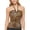 Jaguar, variant on Calvin Klein Women's Animal-Print V-Wire Bandeau Halter Tankini Top (M, Jaguar)