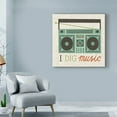thumbnail image 3 of Trademark Fine Art 'Retro Desktop Boom Box' Canvas Art by Michael Mullan, 3 of 3