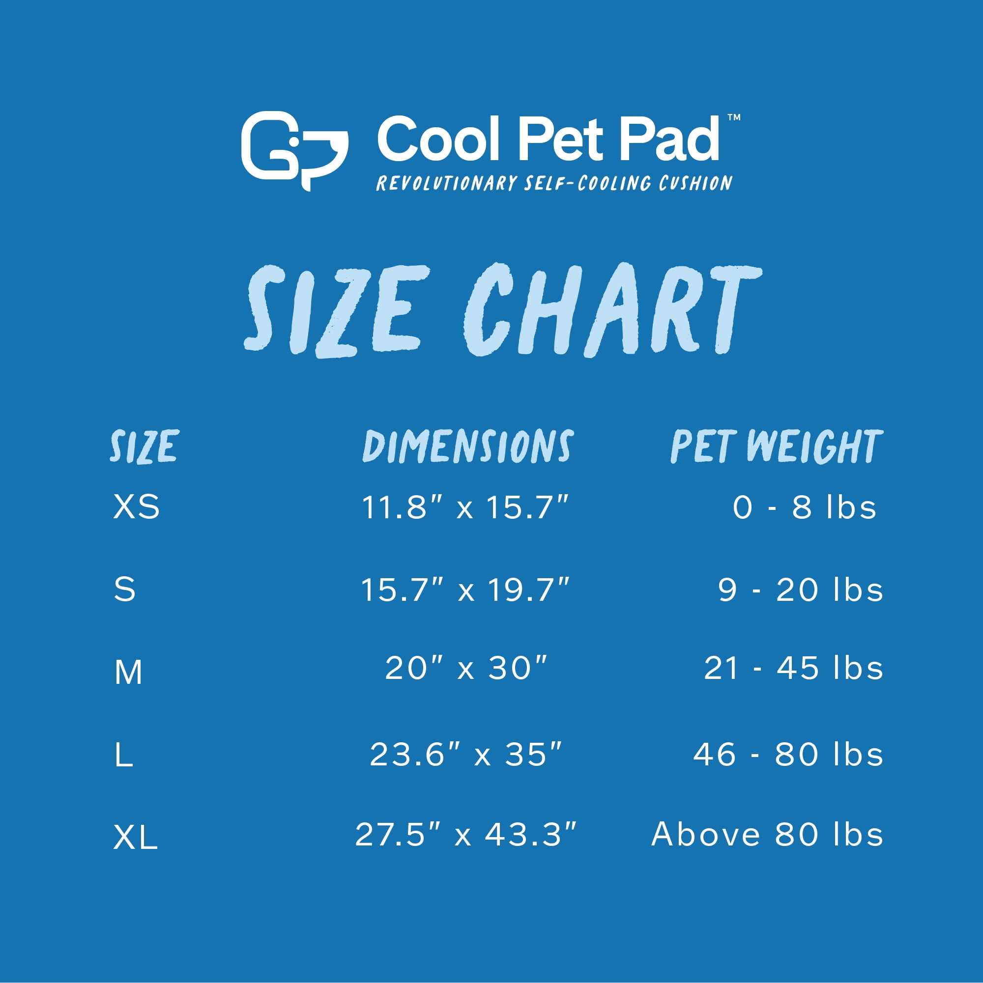 The Green Pet Shop Dog Cool Pet Pad X-Large