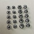 thumbnail image 4 of 100 piezas de botones a presión para niños, chaqueta, pantalones, diseño Simple, botón de presión redondo, Kit surtido, manualidades DIY Ropa, zapatos y accesorios Miscelánea Negro 8 mm Sonducket AP016409-02B, 4 of 6