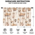 thumbnail image 2 of Blackout Kids Curtains,Shiba Inu Childrens Insulated Curtains Set Of 2,Bedroom Essentials,Toddler Room Decor 42x54in(106x137cm), 2 of 4