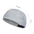 thumbnail image 3 of Summer Mesh Breathable Brimless Cap, Adjustable Sailor Skullcap, Lightweight Hip-Hop Style Hat and Casual Men's Fashion Gift Idea, 3 of 9