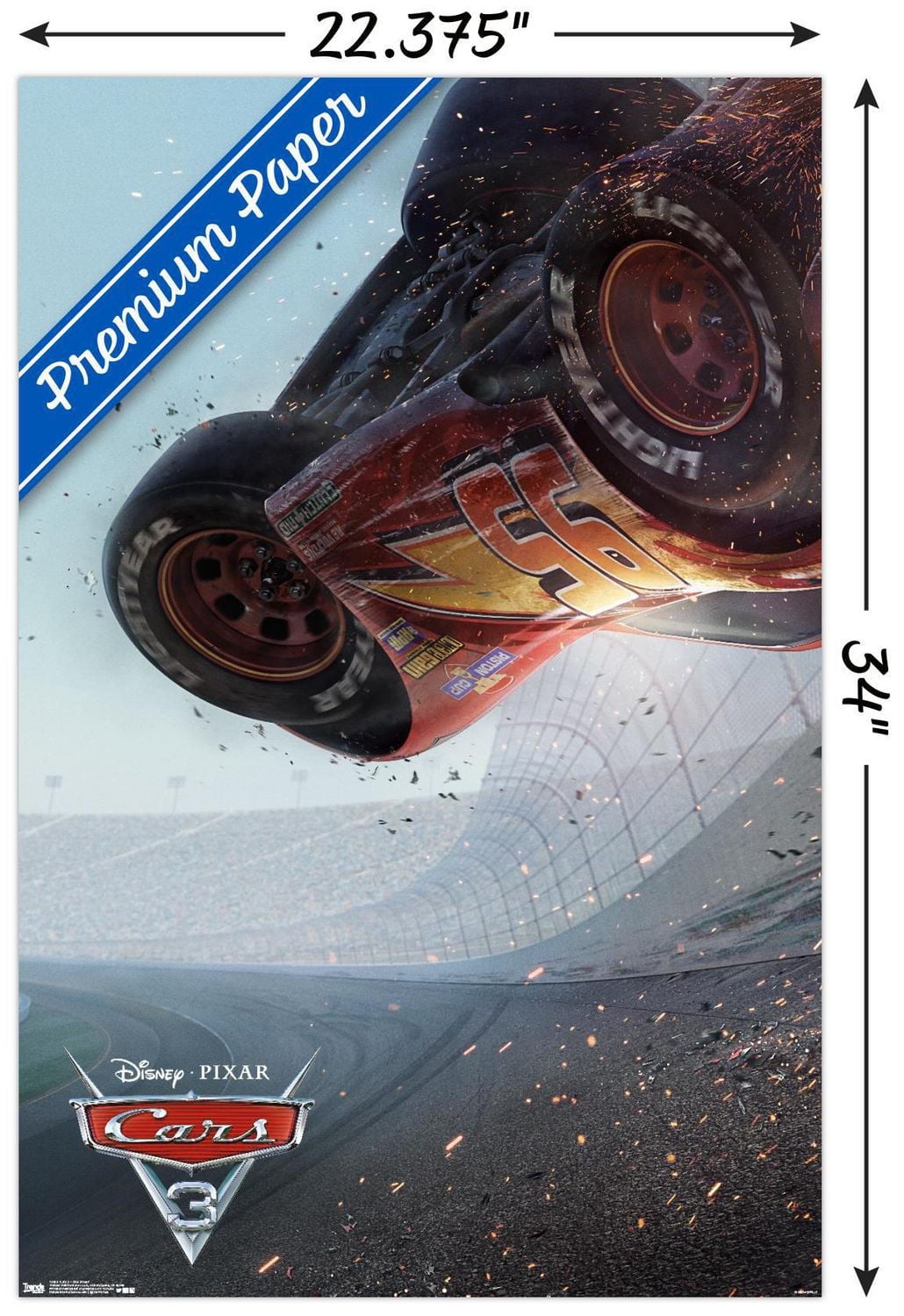 Disney Pixar Cars 3 - One Sheet Wall Poster