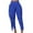 Blue, variant on JGTDBPO Fringe Pants For Women Casual High Waist Solid Bodycon Side Tassel Pants Yoga Pants Sweatpants Bandage Pants