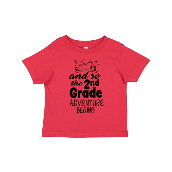Inktastic The 2nd Grade Adventure Begins Boys or Girls Toddler T-Shirt