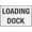 Warning Sign 3, variant on Loading Dock Sign Warning Sticker-Security Sign Outdoor Sign 12 X 8 Inches