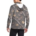 thumbnail image 4 of Qgtaibl Mens Camo Sun Hoodies with Face Mask UPF 50+ Hiking Shirts Hooded Long Sleeve M UV Protection Tops for Fishing Camping Travel (003 Camouflage), 4 of 9