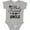 AC-Heather Grey, variant on My Best Friend is My Uncle with Hearts Boys or Girls Baby Bodysuit