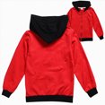 thumbnail image 6 of Staki Toddler Zip-Up Hoodies for Boys and Girls Colorful Cotton Blend Sweatshirts with Pockets Sizes 2T-15Y(Red,14-15 Years), 6 of 6