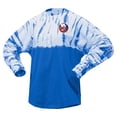 thumbnail image 2 of Unisex Spirit Jersey Royal New York Islanders Crystal Half Dye Long Sleeve T-Shirt, 2 of 3