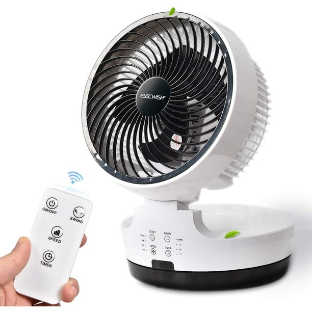 9.8inch Foldable Whole Room Air Circulator Fan Oscillating Table Fan