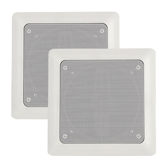 Mr Steam MusicTherapy 7 in. Speaker in Square White