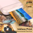 thumbnail image 2 of Papel fotográfico Zink Liene Premium de 2 x 3 pulgadas para miniimpresora Kiwi, 2 of 7