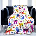 thumbnail image 1 of LHSHID Cute Cat Blanket Super Soft Flannel Throw Blanket Bedding Cat Gifts for Cat Lover Woman Kids Adults 30"x40", 1 of 7
