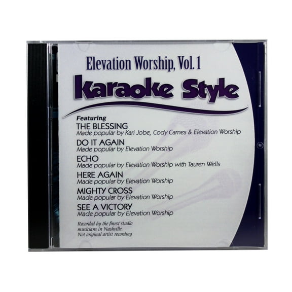 Elevation Worship Volume 1 Christian Karaoke Style NEW CD G Daywind 6 Songs