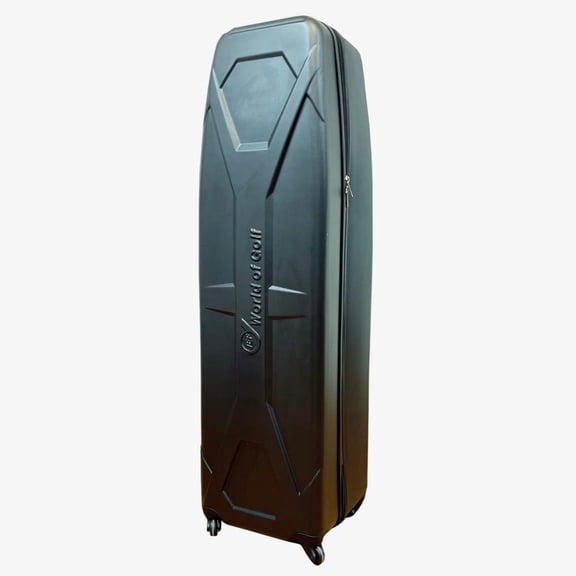 NEW JEF World of Golf Hard Case Travel Cover for Golf Bag / Clubs - Black