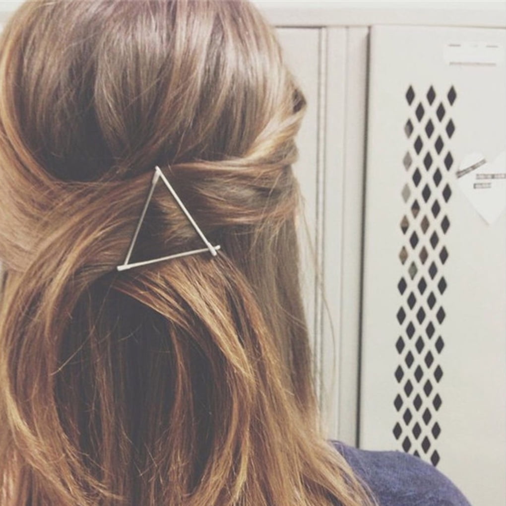 geometric hair pin