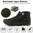 thumbnail image 4 of Ecetana Snow Boots for Men Winter Warm Waterproof Outdoor Hiking Shoes, 4 of 7