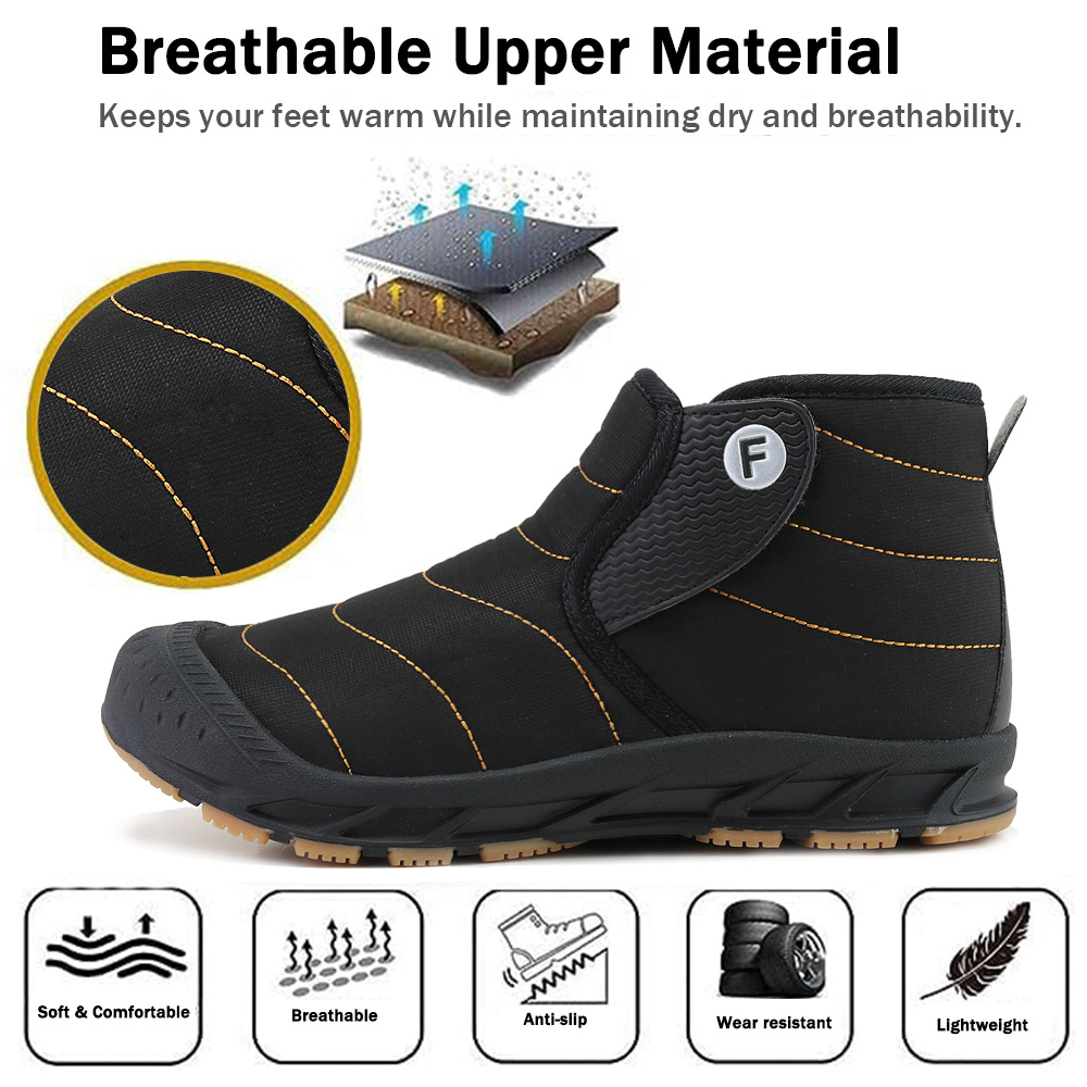 Ecetana Men's Waterproof Winter Snow Boots photo 4