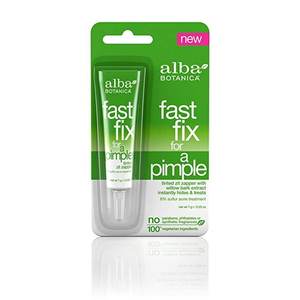 Alba Botanica Fast Fix for a Pimple, Tinted Zit Zapper, 0.25 oz