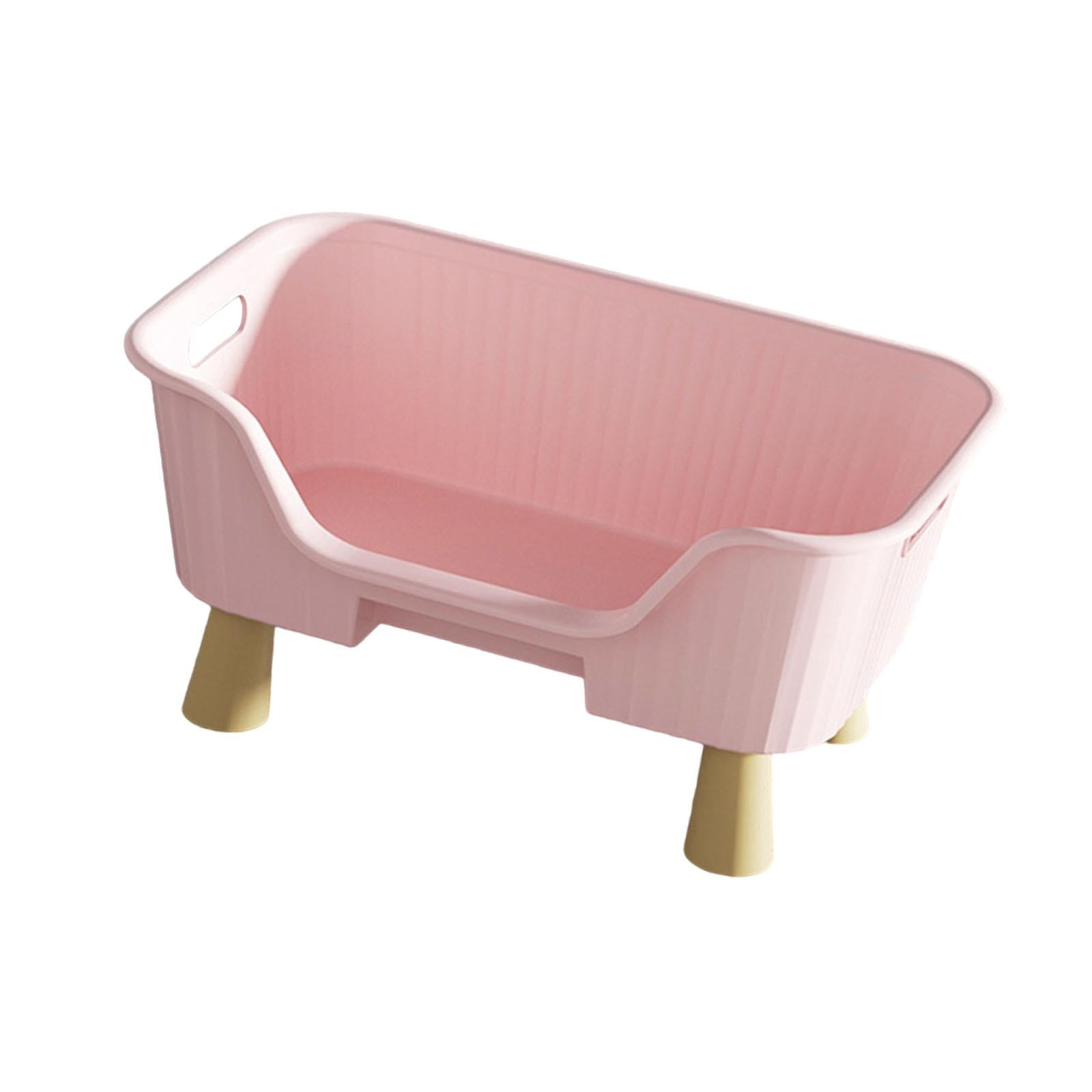 CarpNettore Cat Hammock Bed Elevated Cat Nest Furniture Raised Cat Cot for Kitten Kitty Cats M pink