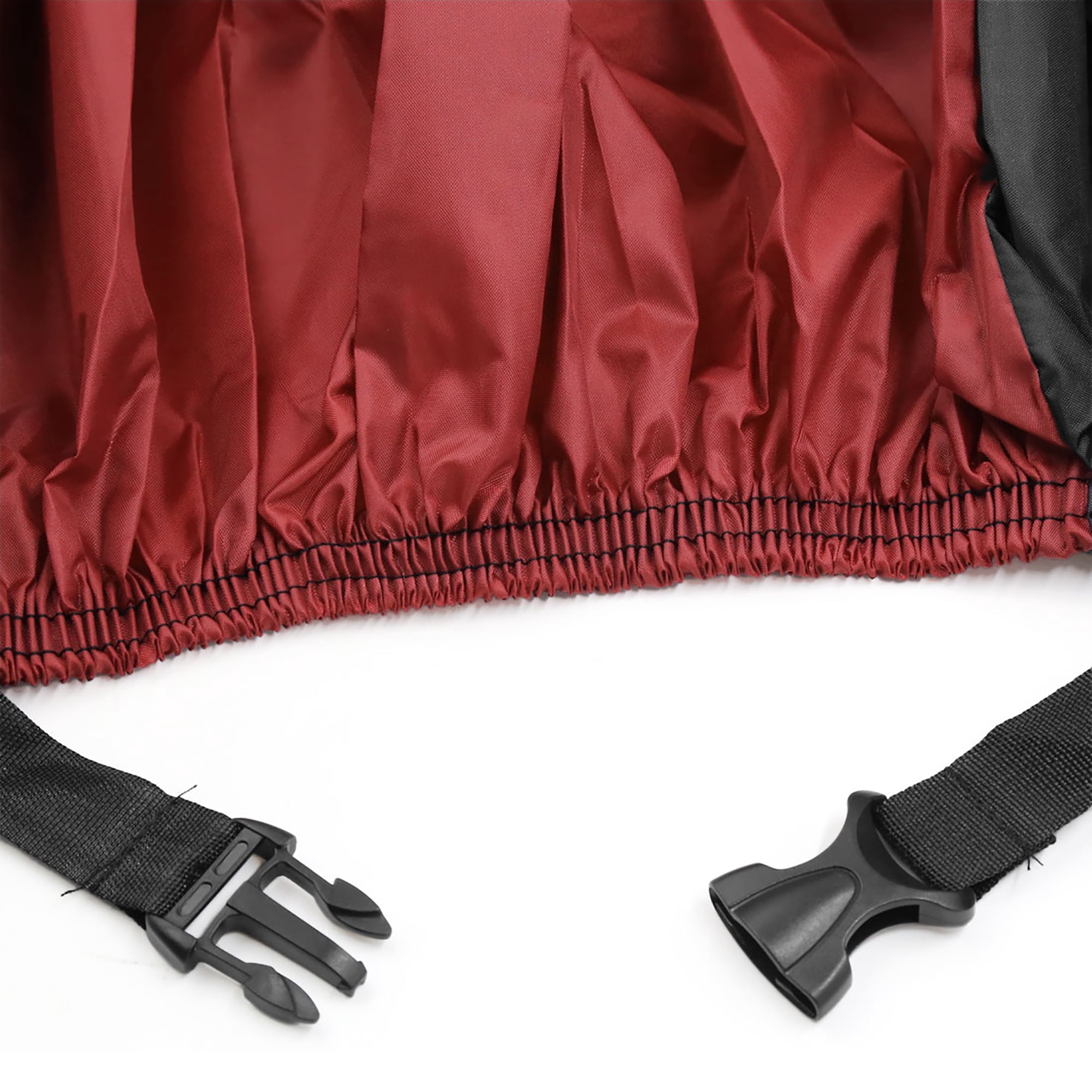 Unique Bargains Durable XXXL 180T Black+Red Motorcycle Cover for Goldwing 1100 1200 1500 1800