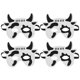thumbnail image 1 of Máscaras decorativas para niños, accesorios de actuación, campaña para padres e hijos, telas no tejidas, accesorios de animales de dibujos animados de vaca, 4 Uds., 1 of 6