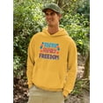 thumbnail image 2 of Faith Family Freedom Neons Hoodie Men -Image by Shutterstock, Male Large, 2 of 4