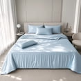 thumbnail image 6 of Ice Silk Summer Cool Quilt, Class A Maternal Infant Grade Air Conditioning Blanket, Cooling Technology Lightweight Comforter for Sensitive Skin, Breathable Soft Quilt for Bedroom, Machine Washable, 6 of 7