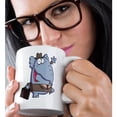 thumbnail image 2 of 3drose, Funny Elephant with Briefcase Cartoon, 11oz Mug, 2 of 6