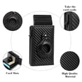 thumbnail image 3 of LOUEBICA Slim Smart Mens Wallet Card Holder Minimalist Leather Front Pocket Wallet RFID Blocking Pop Up Aluminum Case Credit Card Wallet, 3 of 7