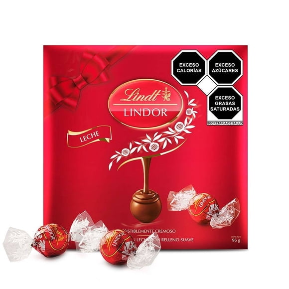 Chocolate con leche Lindt Lindor relleno suave 96 g