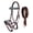 Brown/Turquoise, variant on Horse Western Leather Bitless Sidepull Bridle Split Reins 77RS25PR