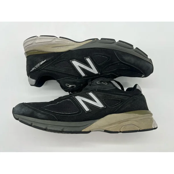 New Balance 990v4 Black Suede Mens Size 14 Athletic Sneakers Shoes M990BK4.