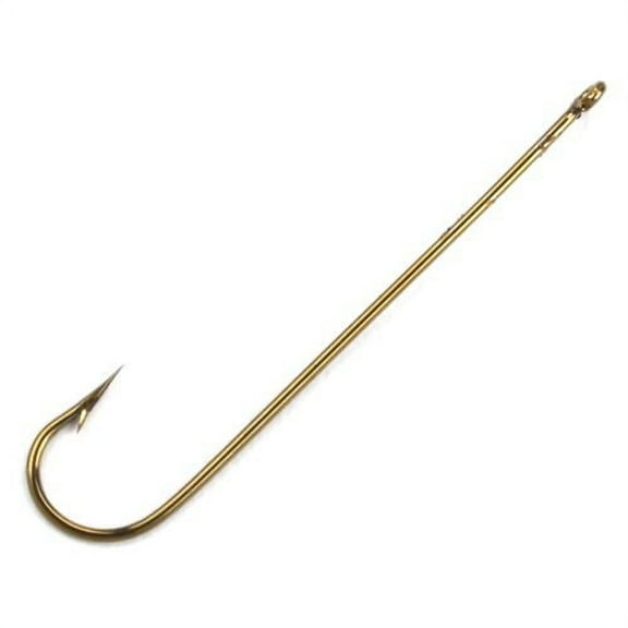 Mustad Aberdeen Cricket Hook - Size: #8 (Bronze) 12pc