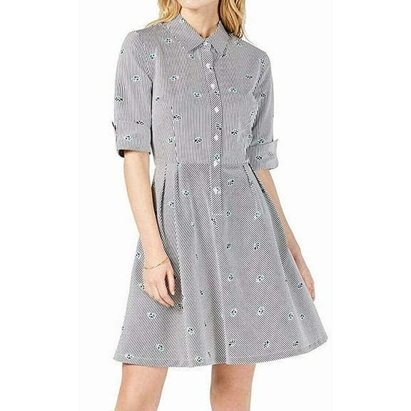 Women's Dress A-Line Striped Heart Printed 12
