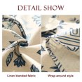 thumbnail image 2 of bilin gaier Linen Rectangular Tablecloth,Blue and White Floral Table Cloth,Wrinkle Free Tablecloths,Decor Kitchen,Dining,Tea Party,Home,63"*102", 2 of 10