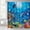 Dolphin, variant on Ocean Underwater World Shower Curtain Colorful Tropical Fishes Turtle Coral in The Deep Sea Home Décor Waterproof Fabric 72Lx36W Inch Blue Plastic Hooks
