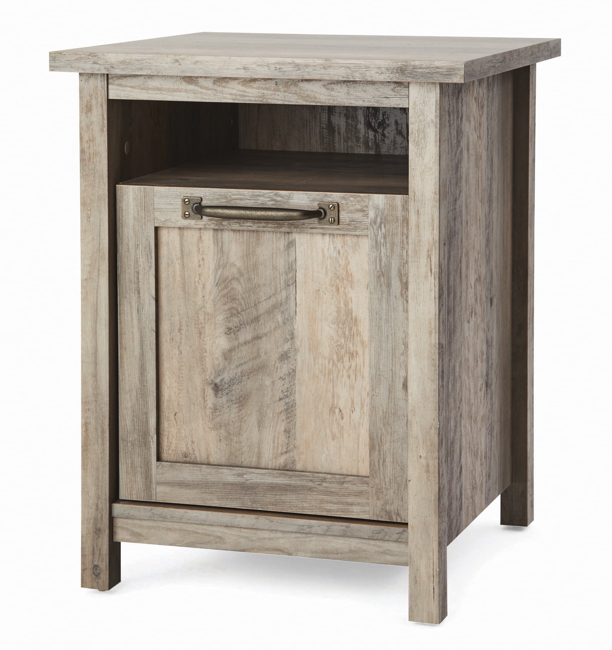 Better Homes & Gardens Modern Farmhouse End Table Nightstand With USB