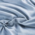 thumbnail image 2 of HIG Fog Blue 5 Piece Bed in a Bag – Ruffled Comforter Set with French Country, King for Adults, 2 of 9