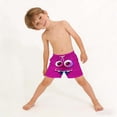 thumbnail image 7 of Xuhomer Summer Swim Trunks for Boys Teens Funny Emoji Print Drawstring Elastic Waist Beach Shorts Casual Loose Vacation Bathing Suit 6-15T, 7 of 7