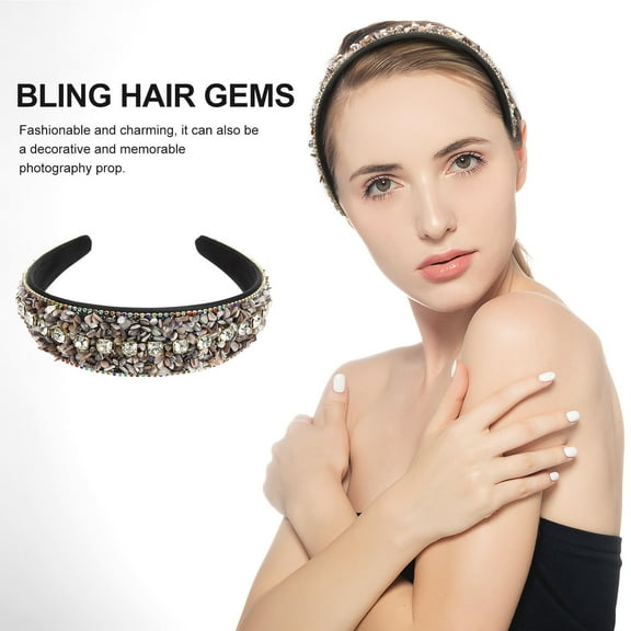 FENGGUIQU Decorative Headbands Fake Headband Hair Decoration for Women Party 1Pcs