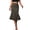 Brown, variant on EMMIOL Women's Mermaid Midi Skirt Elastic Mid High Waist Flowy Hem Satin Skirt Retro Y2K Summer Casual Trendy