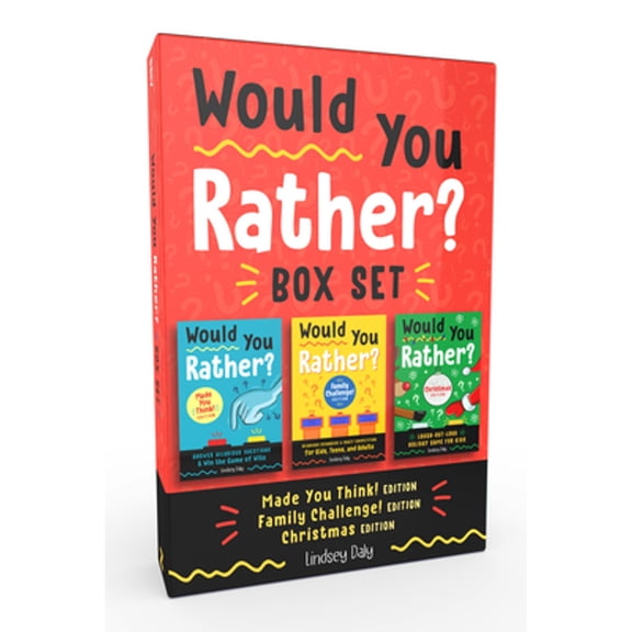 Pre-Owned Would You Rather? Box Set: 3 Book Bundle for Ages 8-12 (Perfect Christmas Gift and Stocking Stuffer for Kids) (Paperback) 0593690087 9780593690086