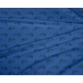 thumbnail image 4 of oneOone Polyester Lycra Tissu Bleu Rabbit Animal Fournitures de Courtepointe Imprimé Tissu de Couture au Yard 56 Pouces de Large, 4 of 4