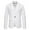 White, variant on Lovskoo Men's Casual Blazer Faux Suede Jackets One Button Long Sleeves Coats Suit Coffee
