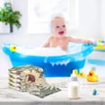 thumbnail image 4 of GZHJMY Sunflowers Seamless Baby Washcloths Set Newborn Bath Face Towel Cotton Reusable Wipes Towels Soft Highly Absorbent Pack of 3 Washcloths, 4 of 7