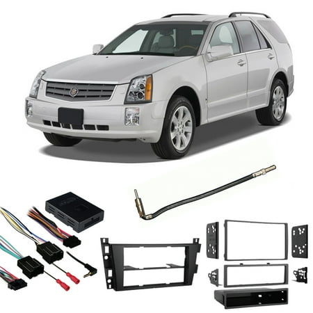 Cadillac Srx Dash - Fits Cadillac SRX 2007-2009 Single/Double DIN Harness Radio Install Dash Kit