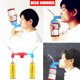 thumbnail image 5 of Bearachild Cerveza Snorkel Embudo Paja para beber Juegos de fiesta Gallinas Bucks Entertainment Bar Barra de herramientas Conector rojo Bearachild HA003018-06, 5 of 6
